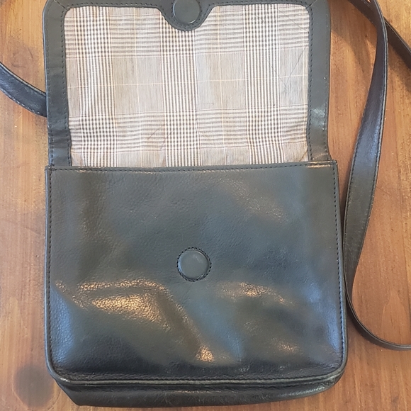 Hobo black leather crossbody bag - Picture 3 of 14